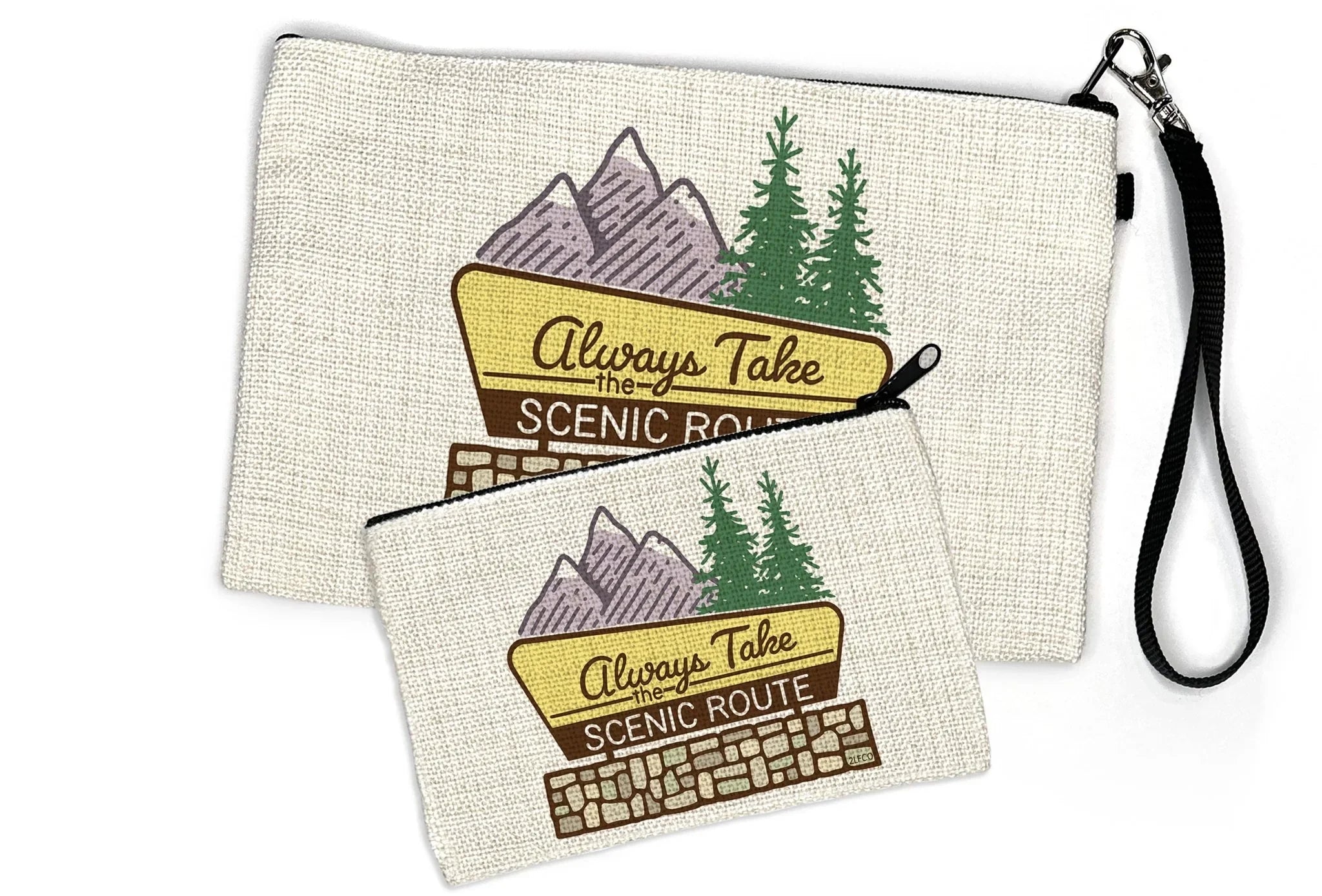 Travel Accessory Pouch - Durable Zipper Pouch | Travel Toiletry Bag by Two Little Fruits