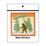 UFO Embroidered Patch illustrated woven patch by Two Little Fruits