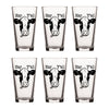 Unique Cow Beer Pint Glass with Owl Design - 16 Oz High - Quality & Dishwasher Safe - Pint Glass - Two Little Fruits - Two Little Fruits
