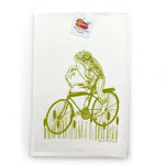 Unique Tea Towel Gifts: Toadster The Frog & Knitting Marmot Set - 100% Cotton, Eco - Friendly Design - Tea Towels - Two Little Fruits - Two Little Fruits