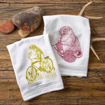 Tea Towel Gifts: illustrated tea towel by Two Little Fruits