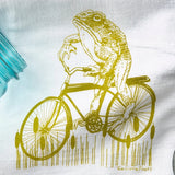 Unique Tea Towel Gifts: Toadster The Frog & Knitting Marmot Set - 100Cotton, Eco - Friendly Design - Tea Towels - Two Little Fruits - Two Little Fruits