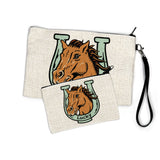 Horse POUCH hand-illustrated by Two Little Fruits