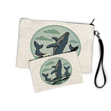 Humpback POUCH hand-illustrated by Two Little Fruits