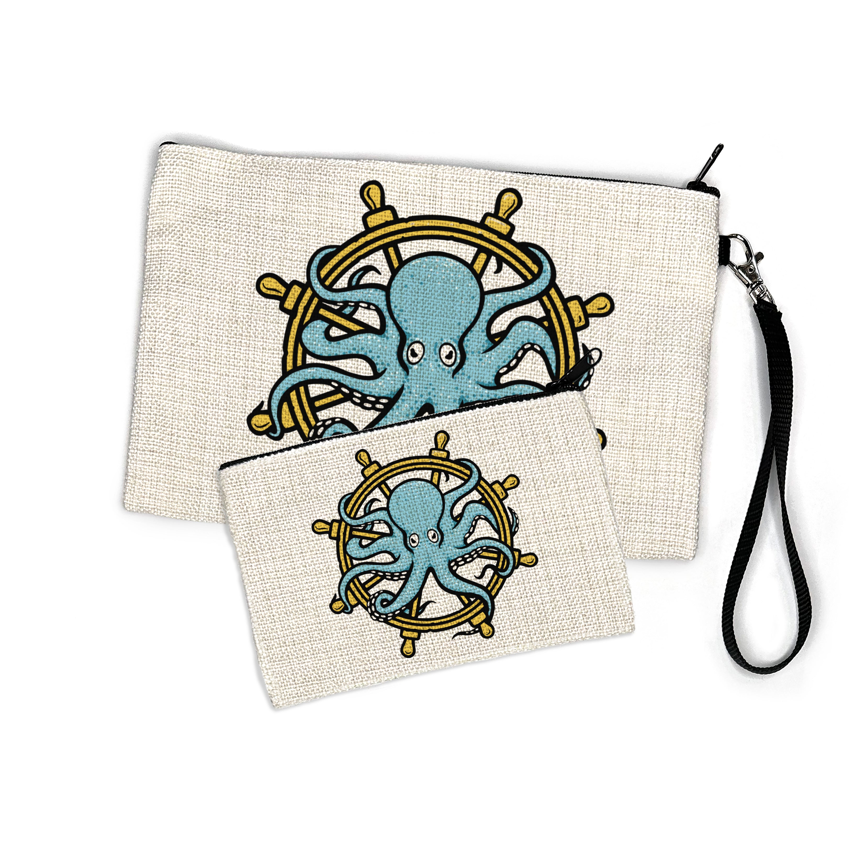 Octo POUCH hand-illustrated by Two Little Fruits