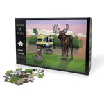 1000 - Piece Moose Jigsaw Puzzle - Vivid Camping Artwork and Bonus Poster - Puzzles - Two Little Fruits - Two Little Fruits