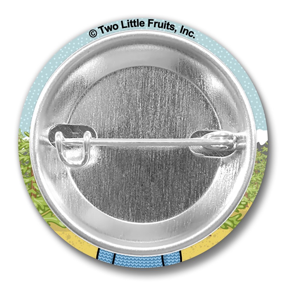 1.25" Sweater Buck Button Pin for Sweaters - Soft - Touch Matte, Weather & Scuff Resistant - Button Pins - Two Little Fruits - Two Little Fruits