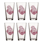 16 Oz Knitting Beer Glass with Whimsical Handcrafted Marmot Design – Perfect for Craft Beverages - Pint Glass - Two Little Fruits - Two Little Fruits