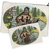 Adorable Sasquatch Zipper Pouch - Versatile Cosmetic Bag With Zipper for Travel & Organization - Zipper Pouches - Two Little Fruits - Two Little Fruits
