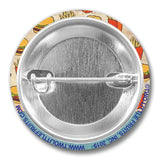 Angus The Cow Cheeseburger Pin - 1.25" Soft - Touch Matte Finish, Weather - Resistant & Scuff - Resistant - Button Pins - Two Little Fruits - Two Little Fruits