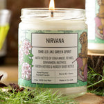 Anise Scented Candle - Nirvana, Hand - Poured Soy Wax, 8 Oz with Star Anise, Fennel & Cinnamon Notes - Soy Candles - Two Little Fruits - Two Little Fruits