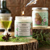 Anise Scented Candle - Nirvana, Hand - Poured Soy Wax, 8 Oz with Star Anise, Fennel & Cinnamon Notes - Soy Candles - Two Little Fruits - Two Little Fruits