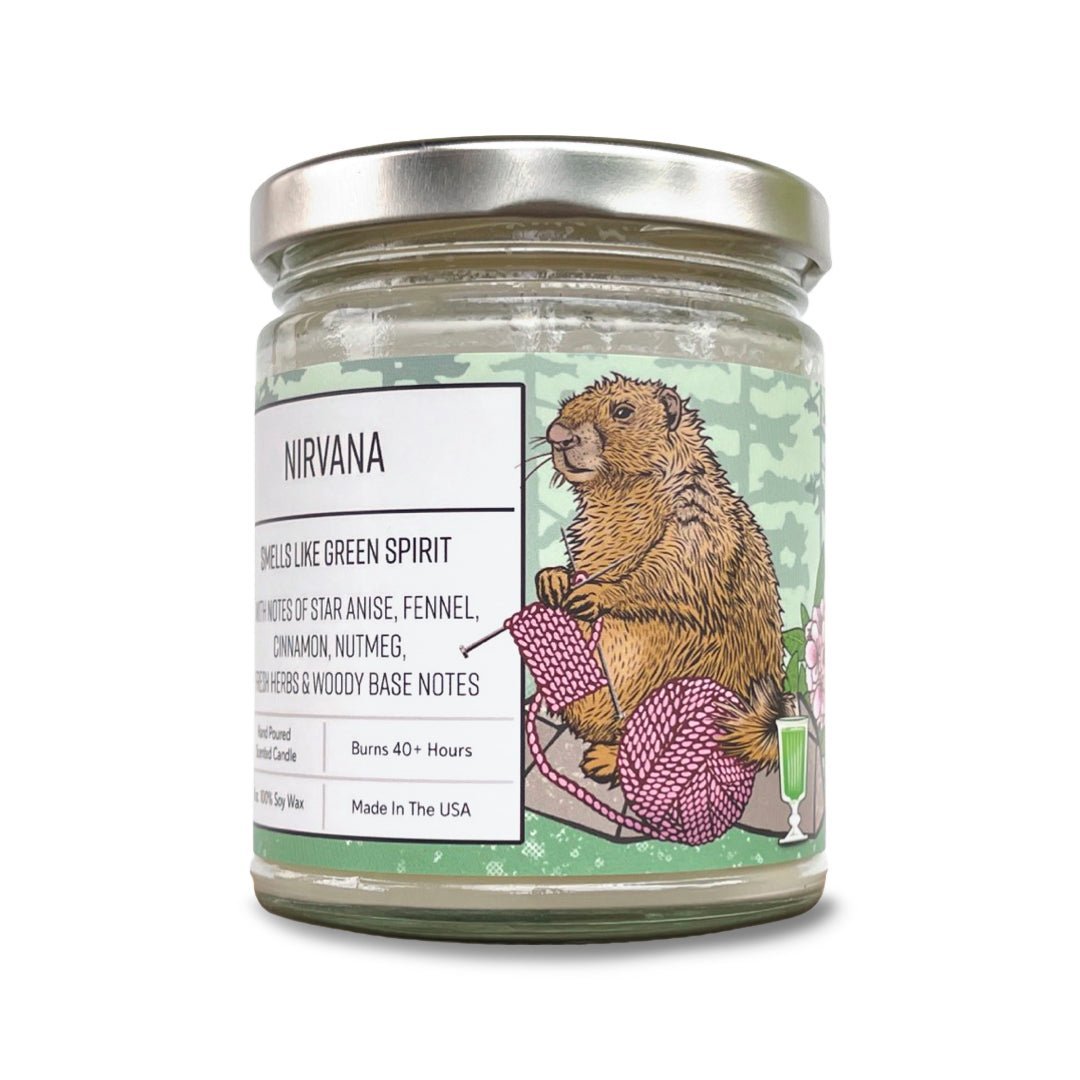 Anise Scented Candle - Nirvana, Hand - Poured Soy Wax, 8 Oz with Star Anise, Fennel & Cinnamon Notes - Soy Candles - Two Little Fruits - Two Little Fruits