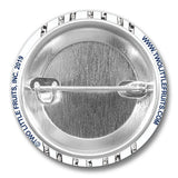 Aspen Gothic Crow Button Pin - Weather - Resistant 1.25" Soft - Touch Matte Finish - Button Pins - Two Little Fruits - Two Little Fruits