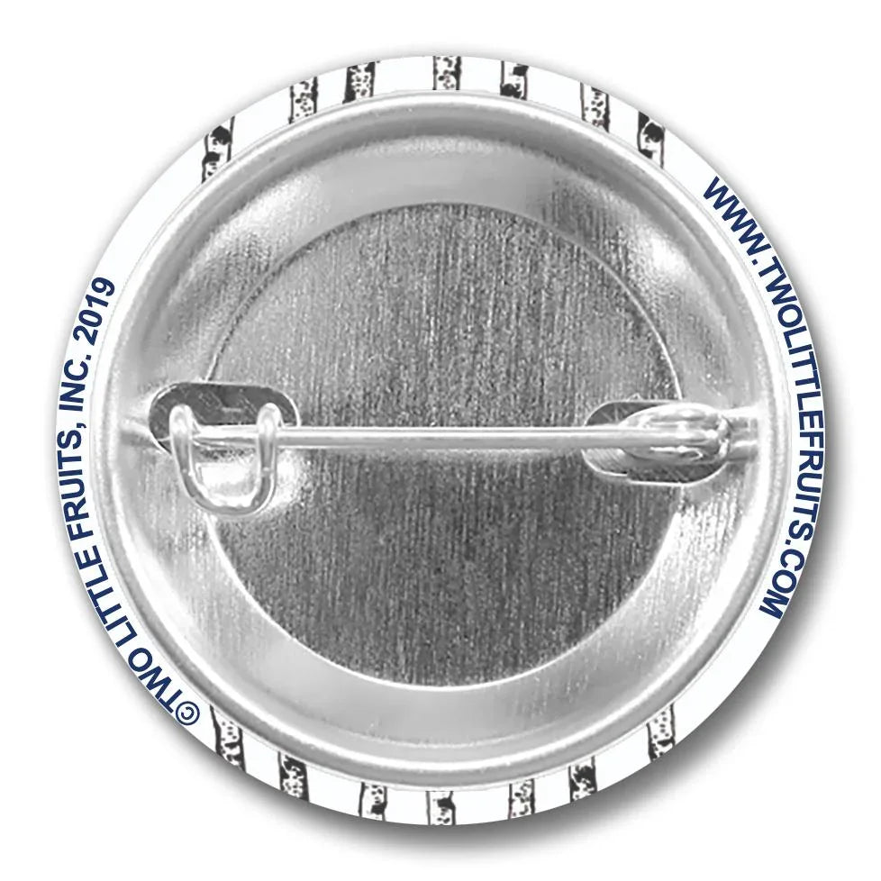 Aspen Gothic Crow Button Pin - Weather - Resistant 1.25" Soft - Touch Matte Finish - Button Pins - Two Little Fruits - Two Little Fruits