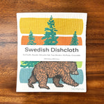 Bear Kitchen Towel & Swedish Dishcloth Set - Eco - Friendly, Super Absorbent, 100% Cotton - Tea Towels - Two Little Fruits - Two Little Fruits