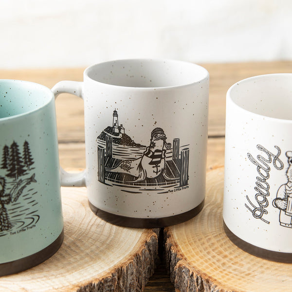 Bear, Sea Lion, Moose, and Sasquatch Mug Set - Mug - Two Little Fruits - Two Little Fruits