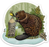 Beaver Sticker - Sticker - Two Little Fruits - Two Little Fruits