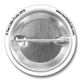 Bee Button Pin - 1.25" Soft - Touch Matte Finish, Weather & Scuff - Resistant, No Glare - Button Pins - Two Little Fruits - Two Little Fruits