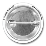 Bee Button Pin - 1.25" Soft - Touch Matte Finish, Weather & Scuff - Resistant, No Glare - Button Pins - Two Little Fruits - Two Little Fruits
