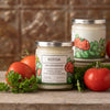 Beefsteak Tomato Leaf Candle - 100% Soy Wax, Eco - Friendly, Hand - Poured, 40+ Hour Burn Time - Soy Candles - Two Little Fruits - Two Little Fruits