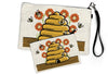Beehive Cosmetic Travel Pouch - Adorable Zipper Pouch for Organizing Essentials in 2 Sizes - Zipper Pouches - Two Little Fruits - Two Little Fruits