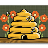 Beehive Magnets for Fridge - Durable 2" x 3" Art Magnets, Weather - Resistant and Stylish - Fridge Magnets - Two Little Fruits - Two Little Fruits