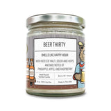 Beer Thirty hand-poured soy candle by Two Little Fruits
