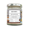 Beer Scented Soy Wax Candle - Two Little Fruits