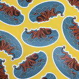 Bento The Octopus Sticker - Durable Water Bottle Octopus Decal for Any Surface - Sticker - Two Little Fruits - Two Little Fruits