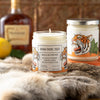 Bergamot Lemon Fragrance Candle - Hand - Poured Soy Wax, Spicy Aroma, 8 Oz Glass Jar - Soy Candles - Two Little Fruits - Two Little Fruits
