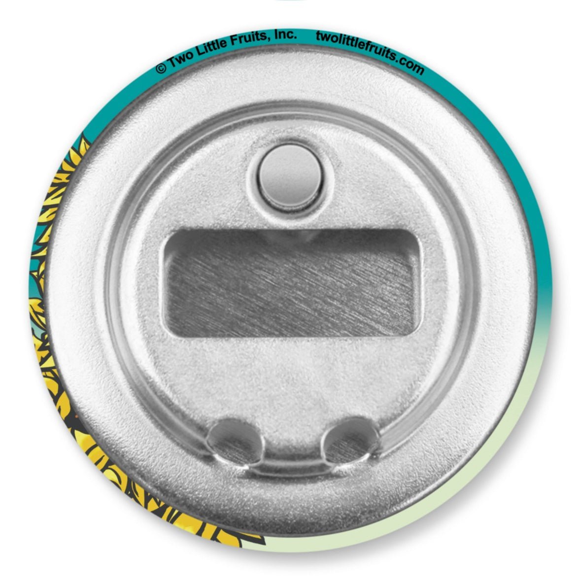 Bison Magnetic Bottle Opener - Durable All - Metal Design with Cap Catcher Magnet - Pocket - Sized! - Soft Matte Bottle Openers - Two Little Fruits - Two Little Fruits