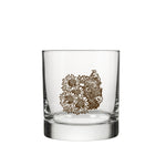 Bison Rocks Glass | Durable Design with Bison and Sunflower - Rocks Glass - Two Little Fruits - Two Little Fruits