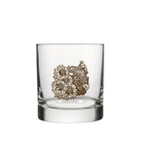 Bison Rocks Glass | Durable Design with Bison and Sunflower - Rocks Glass - Two Little Fruits - Two Little Fruits