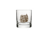 Bison Rocks Glass | Durable Design with Bison and Sunflower - Rocks Glass - Two Little Fruits - Two Little Fruits