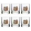 Bison Rocks Glass | Durable Design with Bison and Sunflower - Rocks Glass - Two Little Fruits - Two Little Fruits