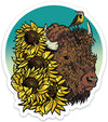 Bison Sticker - Sticker - Two Little Fruits - Two Little Fruits