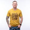 Bison with Sunflowers Tee - Mustard, Tee Shirts - Two Little Fruits