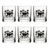 Black Dog Rocks Glass - Fun Peeing Dog Design Perfect for Whiskey, Soda, and Mixed Drinks - Rocks Glass - Two Little Fruits - Two Little Fruits