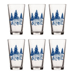 Blue Bear Pint Glass - 16 Oz Durable Glass with Charming Bear Illustration - Pint Glass - Two Little Fruits - Two Little Fruits