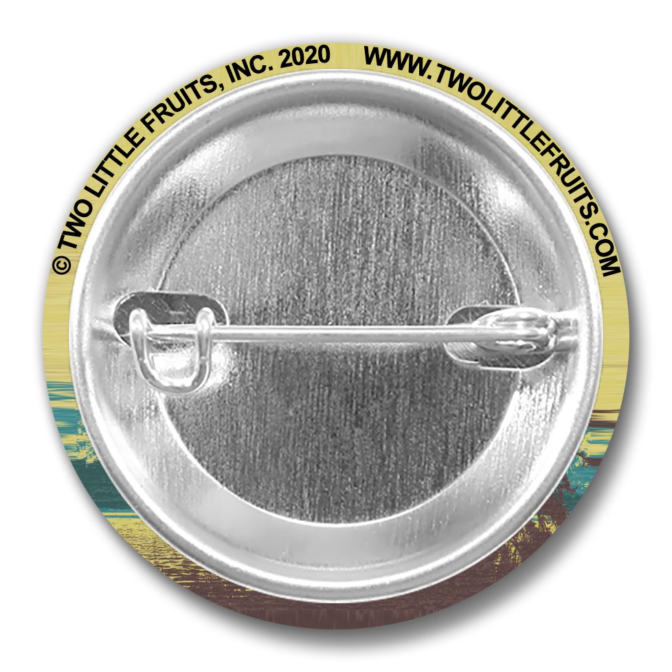 Breakfast Beer Matte Button Pin-Button Pins-Two Little Fruits