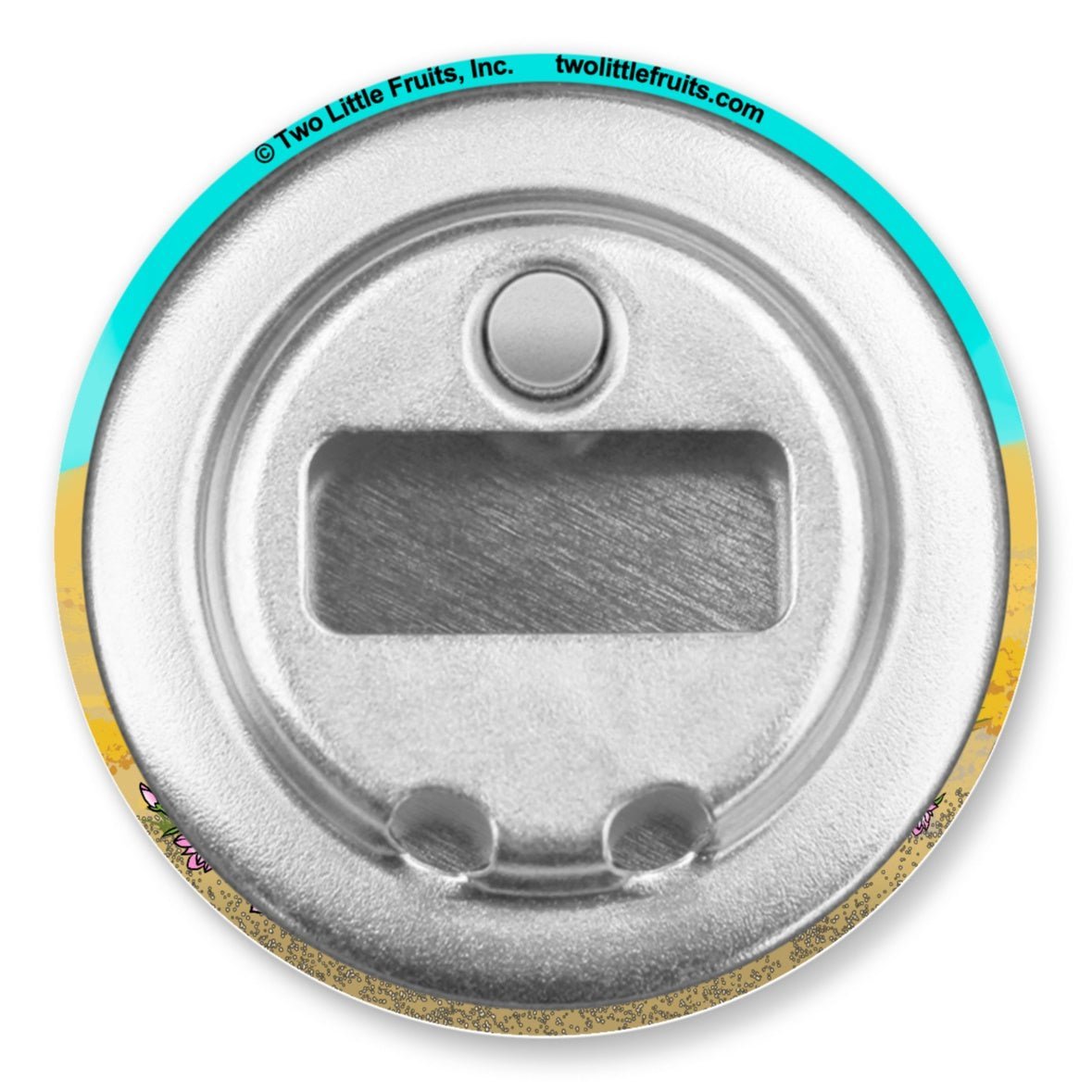 Buffalo Magnetic Bottle Opener - Pocket - Sized, Heavy - Duty, Neodymium Magnet with Soft - Touch Finish - Soft Matte Bottle Openers - Two Little Fruits - Two Little Fruits