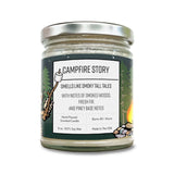 Campfire hand-poured soy candle by Two Little Fruits
