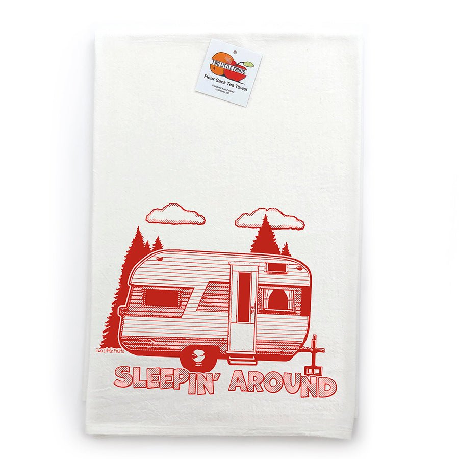 Camping Themed Tea Towel Bundle, Tea Towels - Two Little Fruits