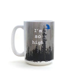 cannabis themed 2 little fruits illustrated ceramic mug 15 oz by Two Little Fruits