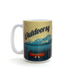 Outdoorsy Canoe 15 Oz. Coffee Mug-Mug-Two Little Fruits