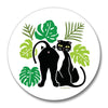 Cat Bottle Opener with Monstera Leaves Design - Soft Matte Bottle Openers - Two Little Fruits - Two Little Fruits