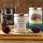 Cedar Scented Candle - Hand - Poured Soy Wax with Cedar, Vanilla & Musk | 40+ Hour Burn Time - Soy Candles - Two Little Fruits - Two Little Fruits