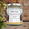 Ranger Things Buffalo Cedar Soy Wax Candle, Soy Candles - Two Little Fruits