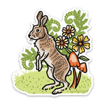 Charming Rabbit Laptop Sticker - Durable Vinyl Design, Perfect Size for Laptops & More - Sticker - Two Little Fruits - Two Little Fruits